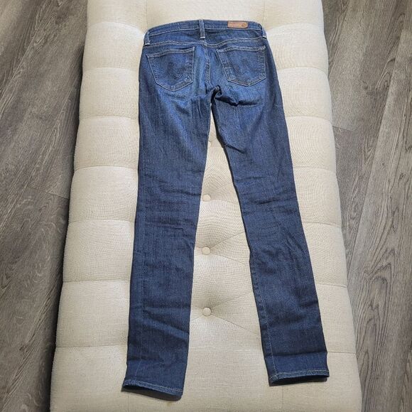 Ag Adriano Goldschmied Blue Stilt Cigarette Leg Womens 24 R - Picture 4 of 12